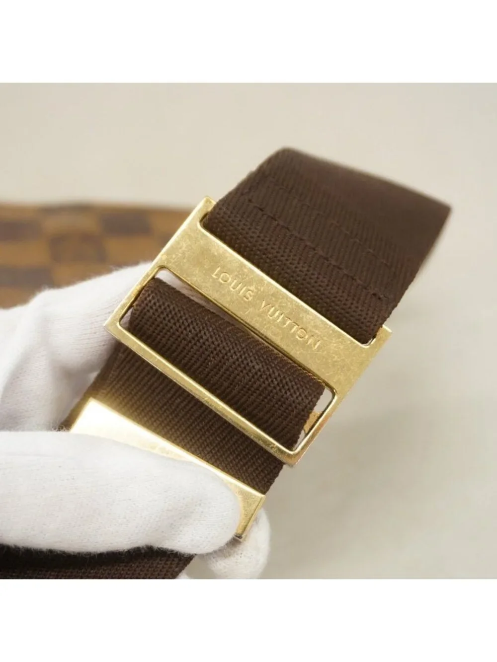 Louis Vuitton Belt Bag Damier Geronimos Ebene